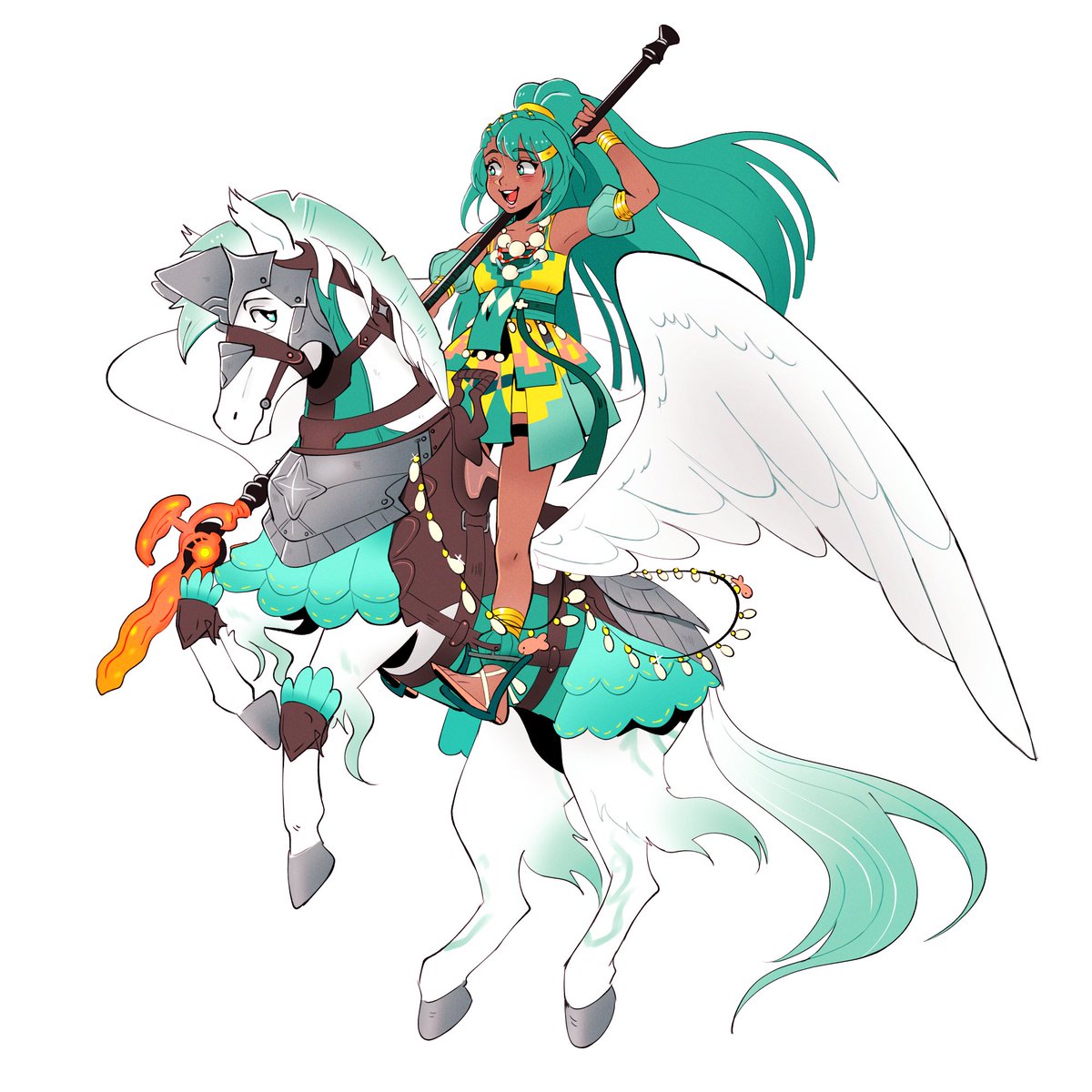 PondreaArt's tweet photo. wing soldier esmeralda 💖 my favourite, she's so good!!! 

#fefw https://t.co/DOYucnBNa5