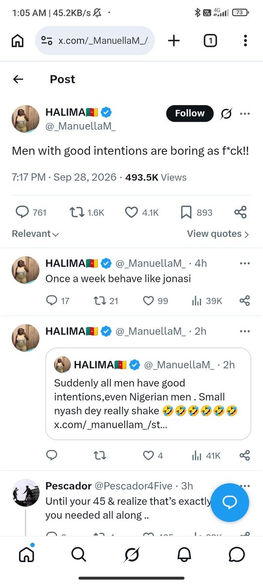 Yashfan_08's tweet photo. see this screenshot ,hindu mens , how women rage bite to get u r attention , plzzz dont reply them and guve engagement, i know u wanna slam then with u r comments ,or u wanna reply them and give strong reply, dont do that , jyst ignore them , dont play their game, dont argue https://t.co/vCvts7MQ6n