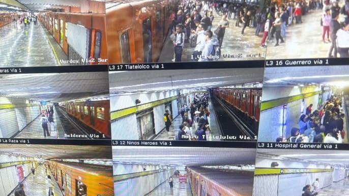 MetroCDMX's tweet photo. #MetroAlMomento:
Se registra buen avance y circulación constante de trenes en las Líneas 2, 4, 5, 7, 8, 9, A, B y 12. La información puede cambiar ante eventualidades en el servicio.
Las Líneas 1 y 3 presentan afluencia alta. Personal del Sistema se encuentra en puntos estratégicos para apoyar y agilizar el servicio.
Mantente informada e informado a través de nuestros canales oficiales.
#MovilidadCDMX