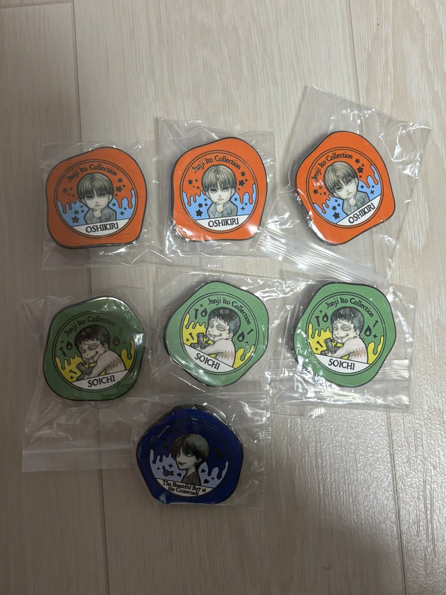 dowoonsacutie's tweet photo. Junji Ito Lotte World

These are my dupes from the random gacha machines at Lotte World for the Junji Ito collab. I’m selling them at the same price I bought them for.

Keycap keyring- 9,000₩ ($7)
Hologram pin button- 5,000₩ ($4)
Metal pin badge- 8,000₩ ($6)

Message to buy https://t.co/KJPgrIfgVX