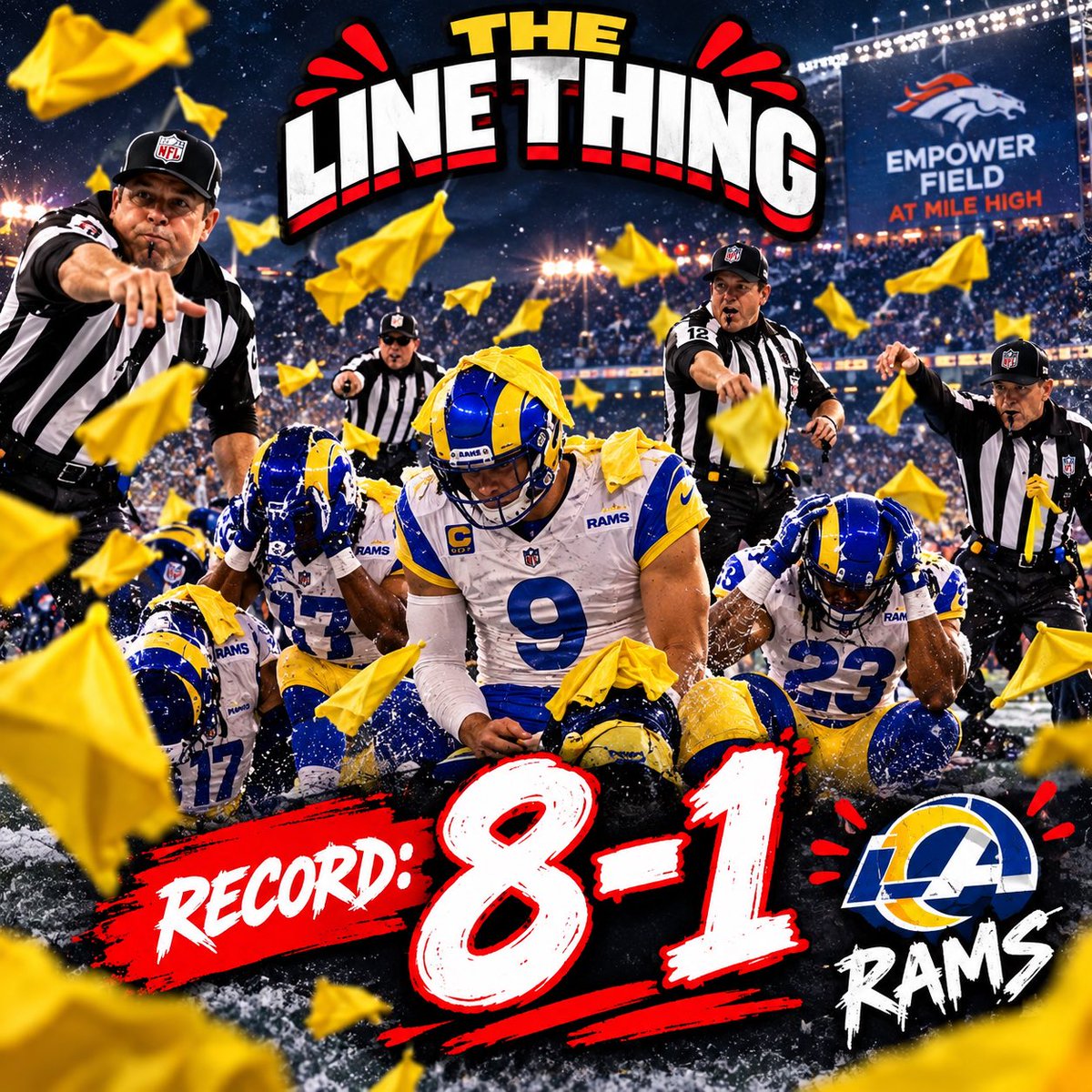 TheLineThing's tweet photo. Upset. 8-1 https://t.co/zr2UDPxQKQ