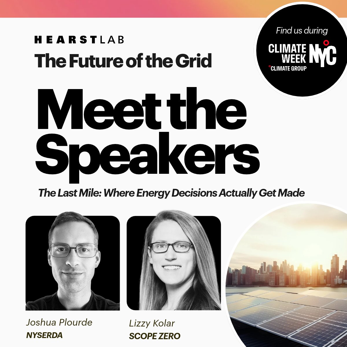 ScopeZeroCSA's tweet photo. A big thank you to HearstLab for hosting a wonderful NYC Climate Week event last week on The Future of the Grid. Reach out to us to learn more about how our Carbon Savings Account (CSA) can benefit the health of both your wallet and the grid ⚡ 💸 https://t.co/6QDMrytI6l