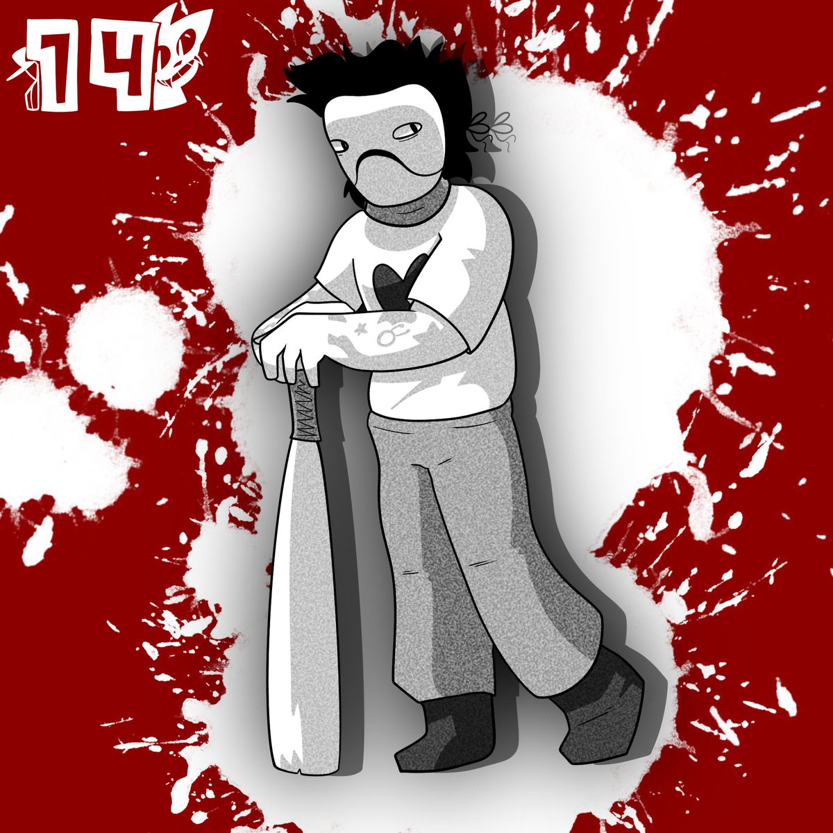 Hercu_ra's tweet photo. Day 14 of drawing a Hispanic/Latino character every day in HHM is Zacharie from OFF! Love this guy he’s so fake and makes me think about beautiful things 🗻🎒🔥 https://t.co/NdyZ99Z5KH