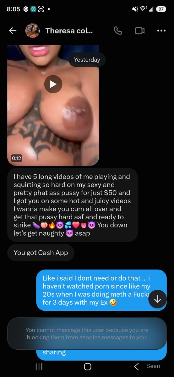 gail_biggins's tweet photo. @Lars9596 @CIADirector @thejointstaff @SecWar @elonmusk ohhh come on Elon ! Shit I would have takk en $50 ! So was it supposed to make a Mm asturvating Vudeo ? Was it supposed to send her or whoever money ? Better Multitask Biiiiittttch https://t.co/LZo0PvORvD