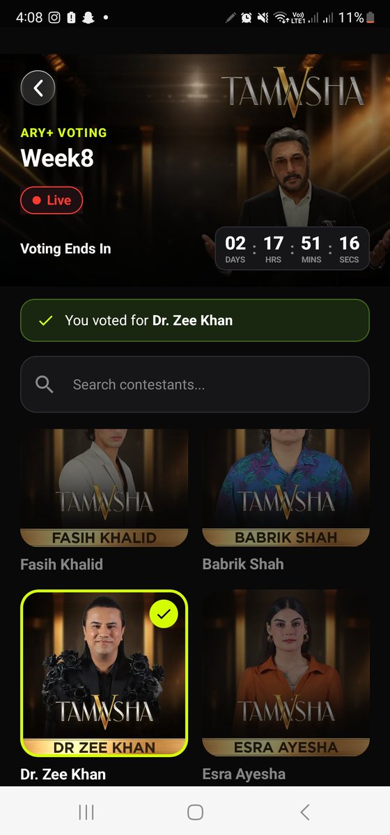 fluffypanduu's tweet photo. VOTE siraf ZEE  ka

#Tamasha5 #DrZeeKhan https://t.co/92Wyn1JjsE