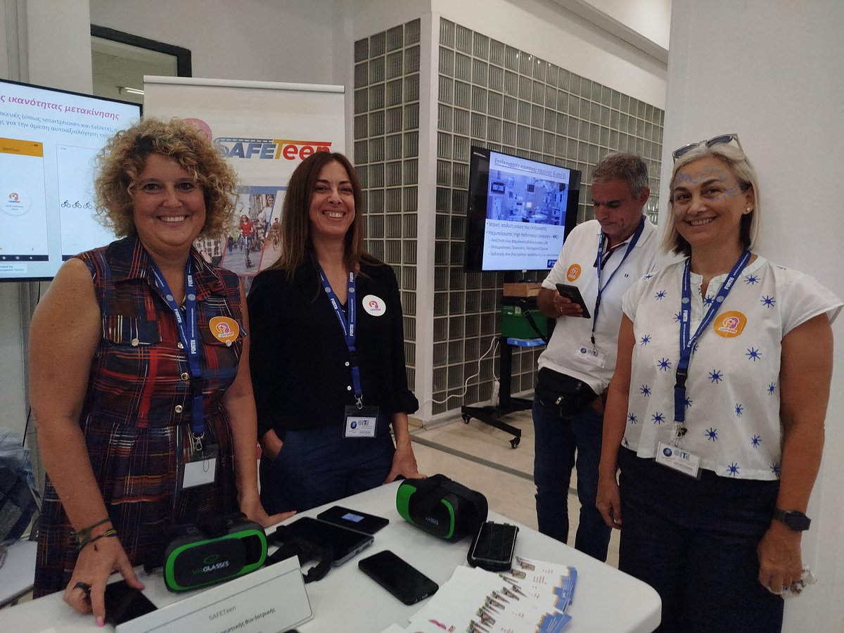 SAFETeen_eu's tweet photo. SAFETeen presented all the developed tools during the Researchers’ Night 2026 event, turning FORTH into a meeting point for science, research, technology and the community, by welcoming visitors of all ages. #SAFETeen #ResearchersNight2026 #ResearchersNight #ErasmusPlus https://t.co/eet9ViyZqX