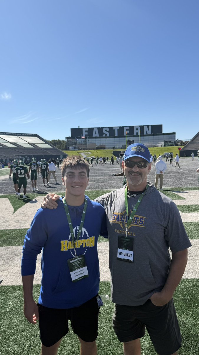 andrewreschoff's tweet photo. Thank you @AlanHensell and @EMUFB for the invite! I appreciate the great hospitality and the great day! 

@PA_TodaySports @PAELITE7v7 @WPIAL_Insider @AJWPIAL @Evan_Schiller71 @Talbots_FB @Gigler52 @michaelemcmahon @210ths @M__Piatkowski @Coach_Creighton @CoachSDugan @TylerThedorff