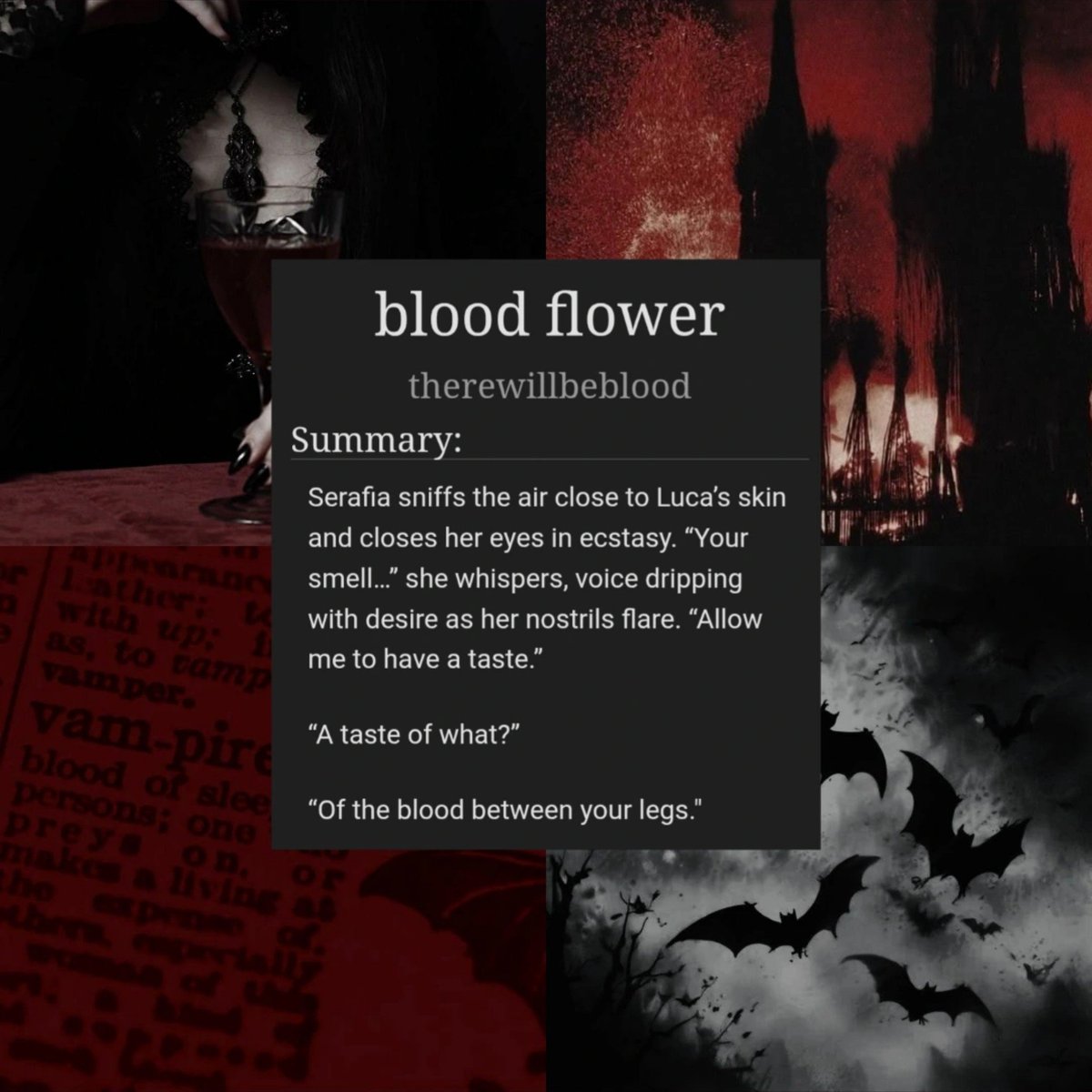 lesbianramos's tweet photo. blood flower

♰ sergio ramos/luka modrić; #lukamos 
♰ one-shot
♰ vampire au
♰ porn without plot
♰ yuri, rule 63, strangers to lovers
♰ 7k+ words
♰ for #NSFWLukamosWeek @LukamosWeek
♰ link in the comments https://t.co/B16wm59E5d