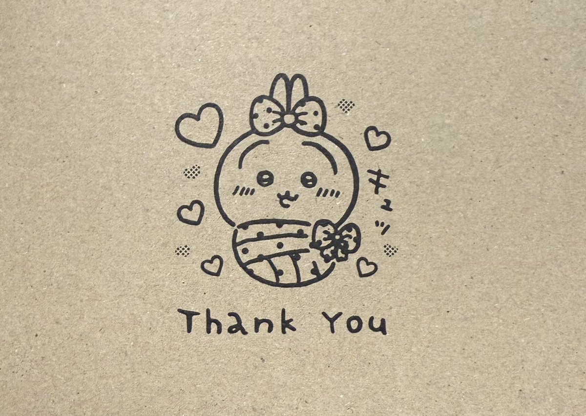aidarinrin's tweet photo. 初めてのちいかわマーケットからお届け物📦✨
開封〜🎶…って開けたらおくるみうさぎが💕 https://t.co/4NvZwXOc6B
