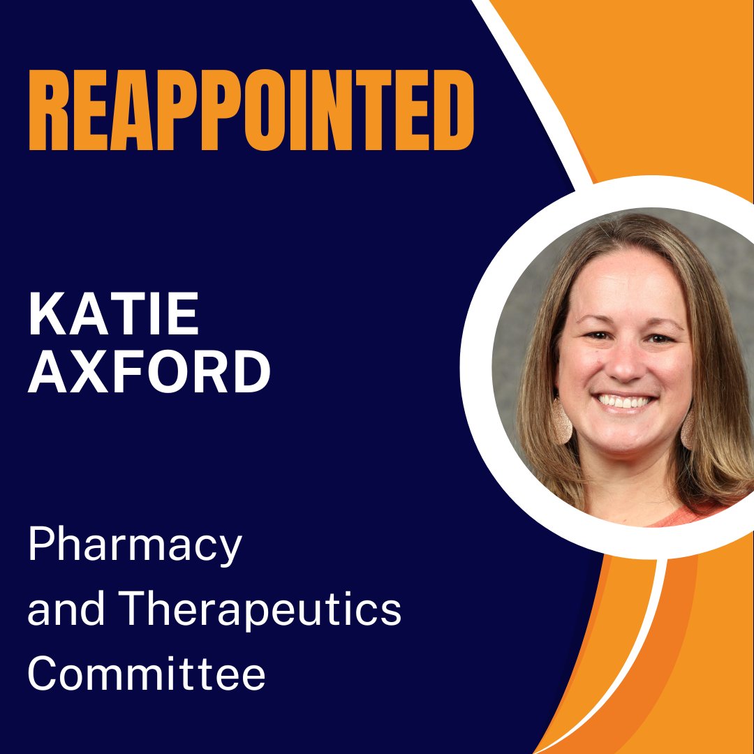 MIPharmacists's tweet photo. Congratulations to MPA member Katie Axford on being reappointed by Gov. Gretchen Whitmer to the Pharmacy and Therapeutics Committee! https://t.co/NGIOJSlG8e