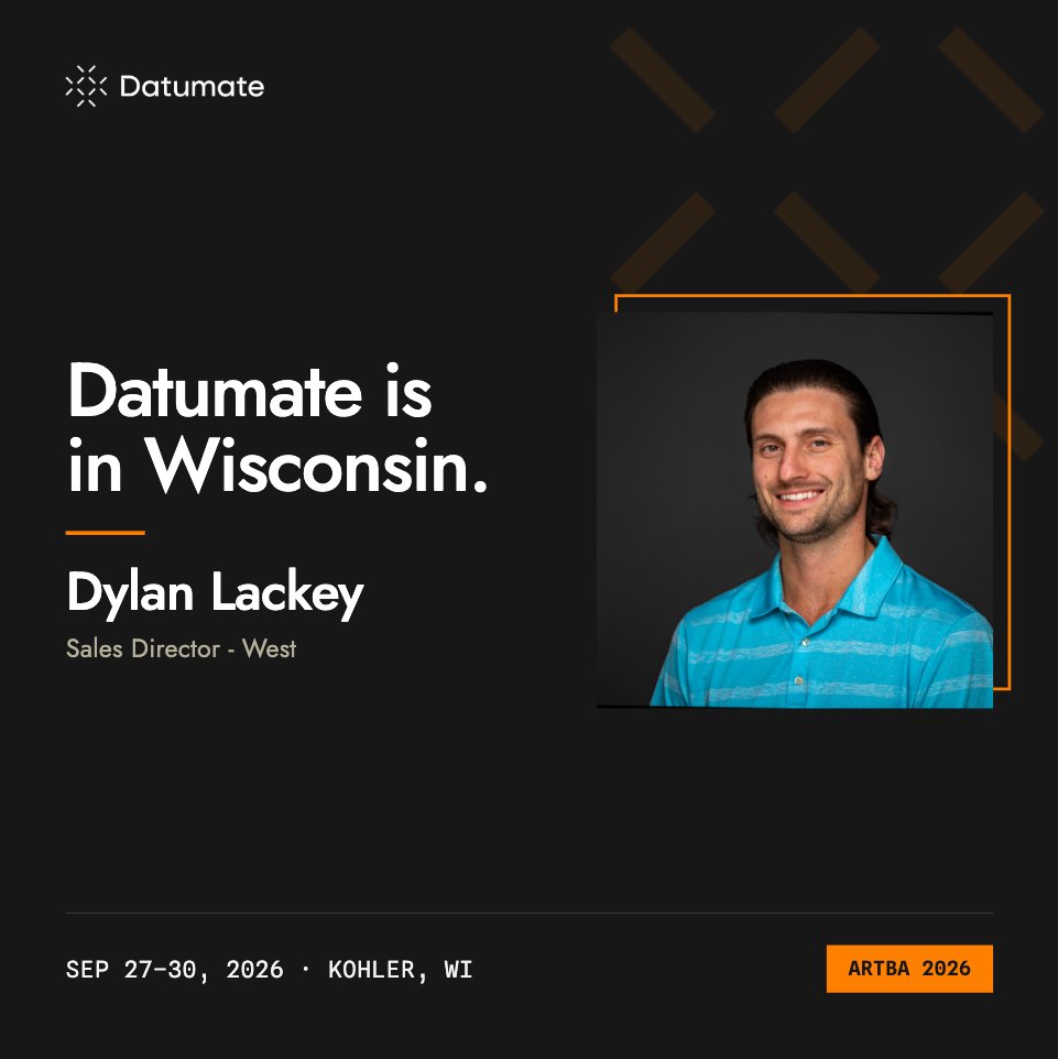 datumate's tweet photo. Datumate is in Wisconsin! π§
Dylan Lackey is representing Datumate at the 2026 ARTBA National Convention, September 28β30 in Kohler, WI.
#ARTBA2026 #TransportationInfrastructure #HeavyCivil #ConstructionTechnology #Datumate https://t.co/o0xs4FyN7J