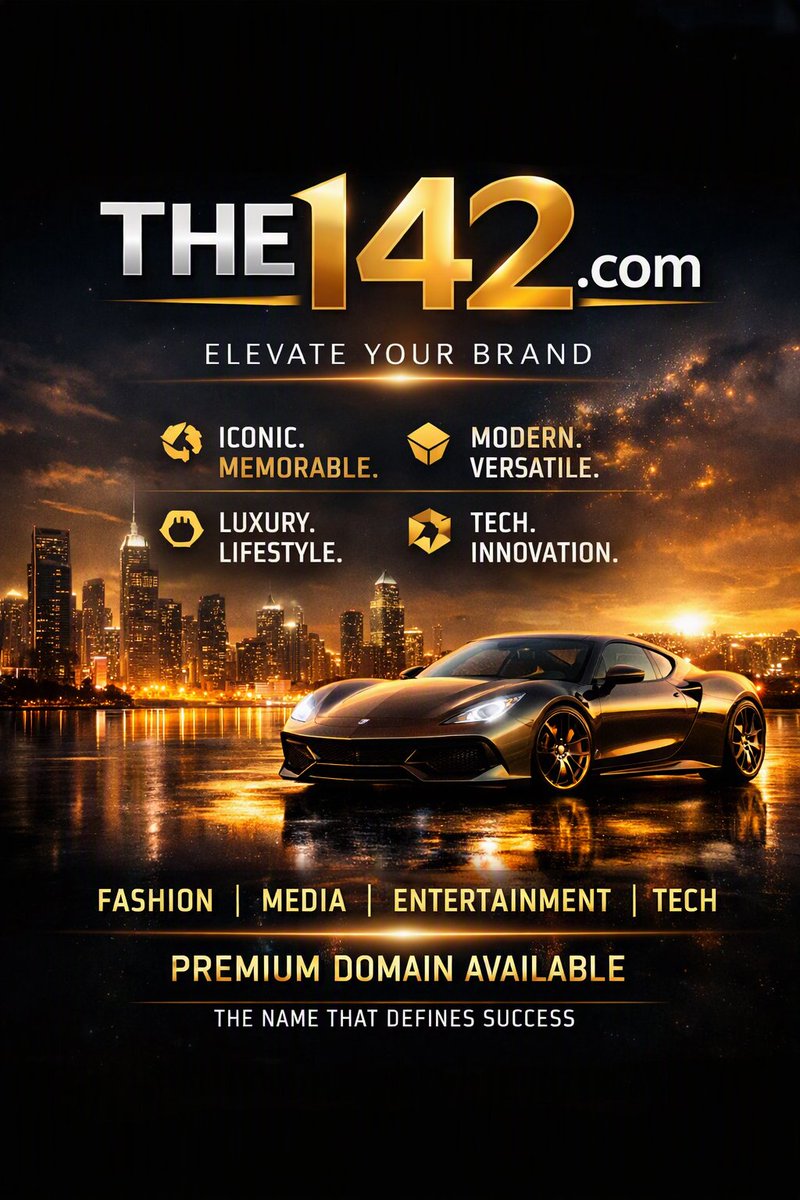 PatternRouaj's tweet photo. https://t.co/I81qXX2N0q — Where excellence meets elegance. Elevate your brand to the next level.

#THE142 #LuxuryBrand #PremiumDomain #VisionaryBrand #SuccessDriven https://t.co/aBXFSJhzJd