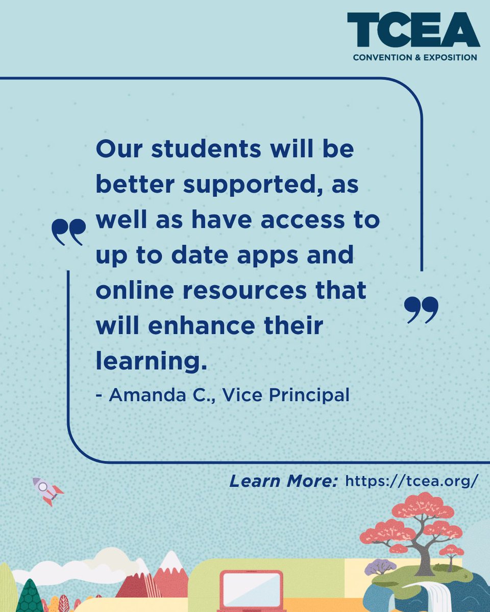 TCEA's tweet photo. We're already getting the ball rolling for TCEA 2027 Convention & Exposition! 🎉 Visit our website and check out what's in store, including inspiring keynotes, hands-on workshops, and a vibrant community of educators and leaders. 

Learn More: https://t.co/1o6mXtNTiw

#TCEA #TCEA2027 #Education #Learning #Educators #Technology #Teachers #Convention #Exposition