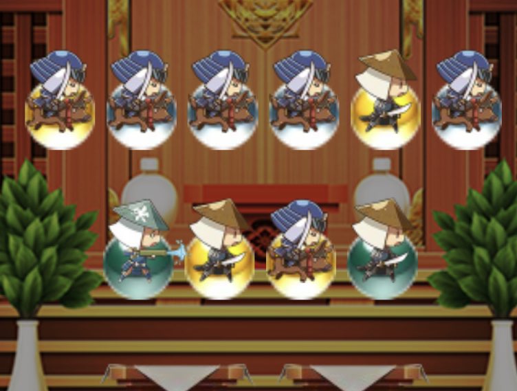 yui_uu03's tweet photo. 才发现国服糊的不是一星半点
搓出来一堆骑兵而我要练胁刀啊 https://t.co/KEOVCJEdDu