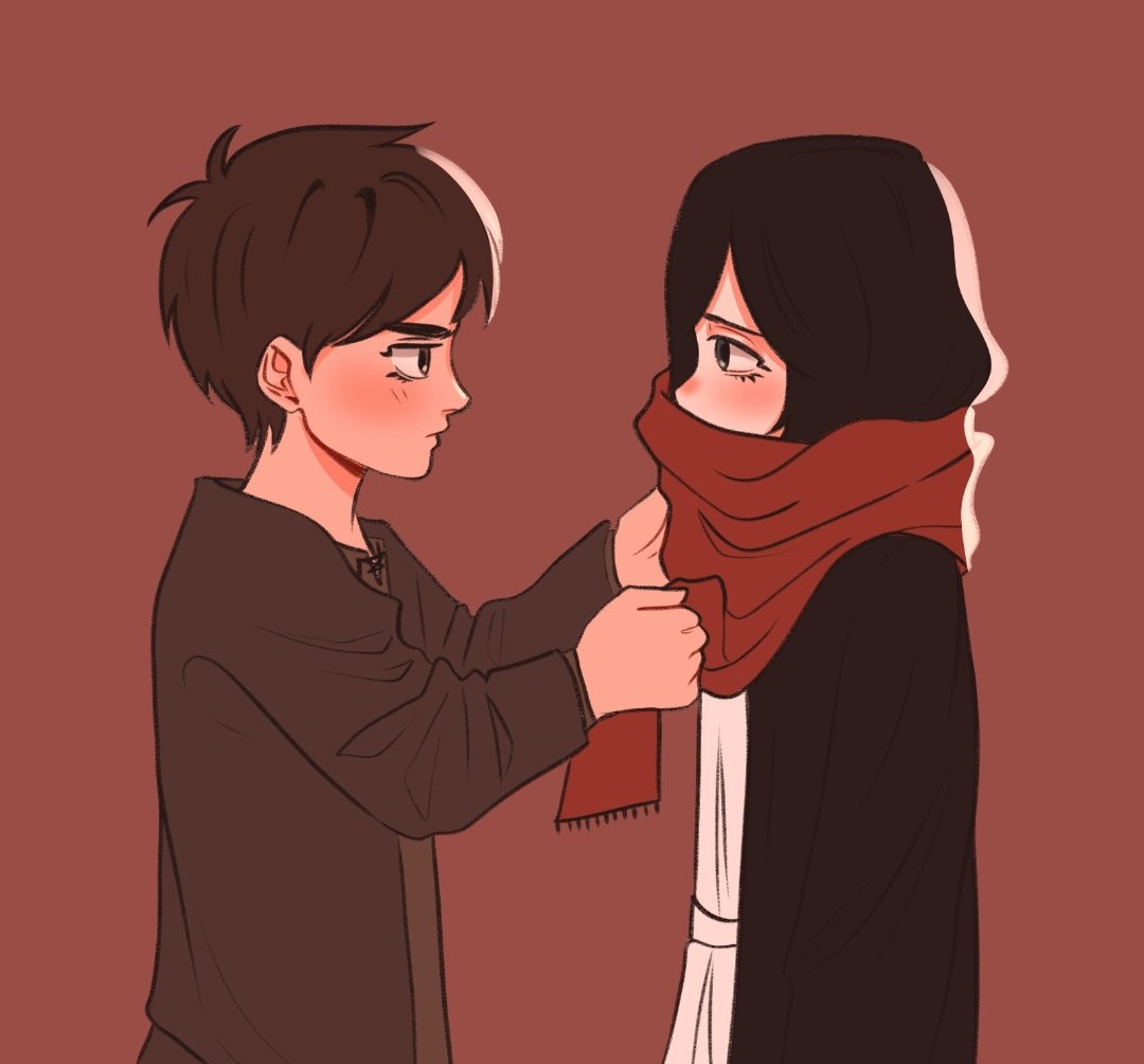 Alecrawing's tweet photo. Monday of #fanartㅤㅤㅤㅤ 
#eremika https://t.co/V3UXYBFr40