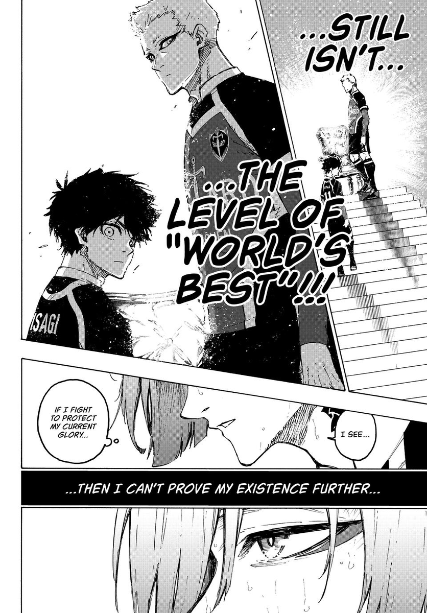 Arieslikesbllk's tweet photo. This panel singlehandedly proves how highly Kaiser actually thinks of Isagi https://t.co/mSedhBTwSA