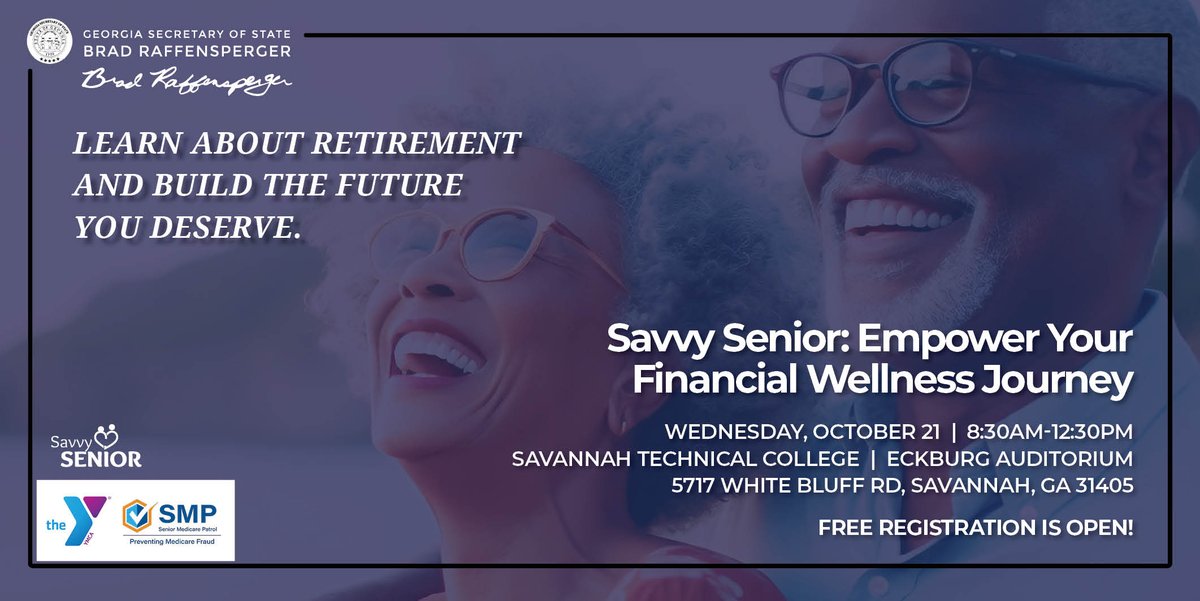 GaSecofState's tweet photo. Don’t miss this free educational event on this coming Wednesday! 

Register yourself, a family member, and caregiver today. https://t.co/j77Vjdrrn9 https://t.co/rlZIECo5mV