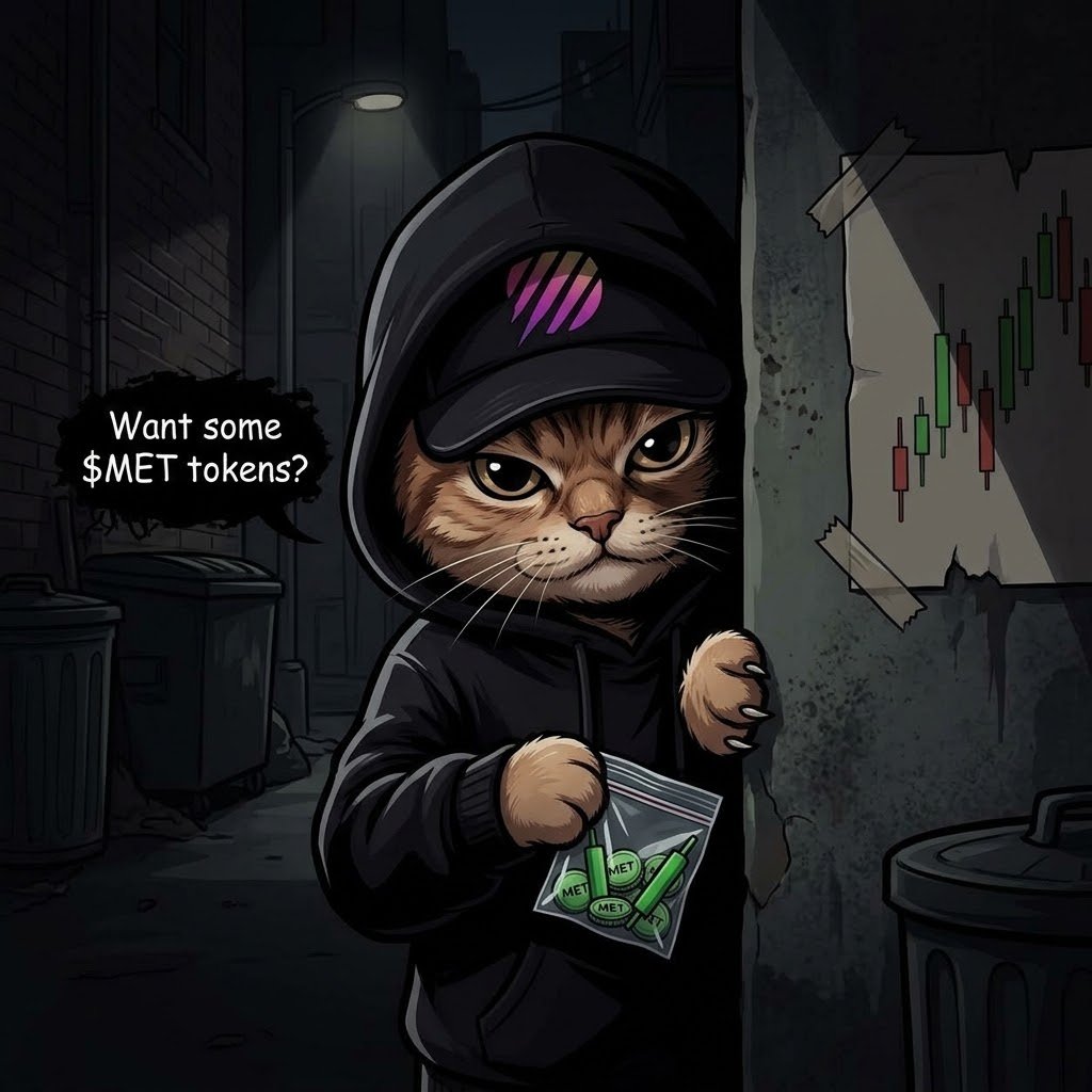 TheMeteoraCat's tweet photo. Gmet everyone!

Just holding our $METCAT token you get rewarded in $MET tokens!

CA - 4yFh2vMdY99TWv7uEaDBP16Ar3qmNaU4HtMbD6n3FVcg https://t.co/34DdwT07jT