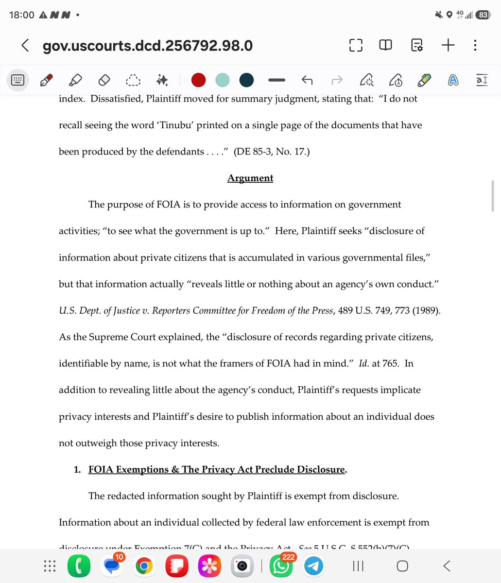 akandeoj's tweet photo. It's quite a goof that the President's lawyer in the FOI case currently going on in the US told the court that @officialABAT & @NGRPresident was not a public official in Nigeria in 1993! This was revealed by US journalist Aaron Greenspan in the Sunday edition of @InsideSources01 yesterday.

Now tell me, what kind of sloppiness is that? 

The journalist said may be the President's lawyers just used AI to draft the court paper! 

It's an edition you dont want to miss.  See the whole thing here
https://t.co/lrY7IoSUNu