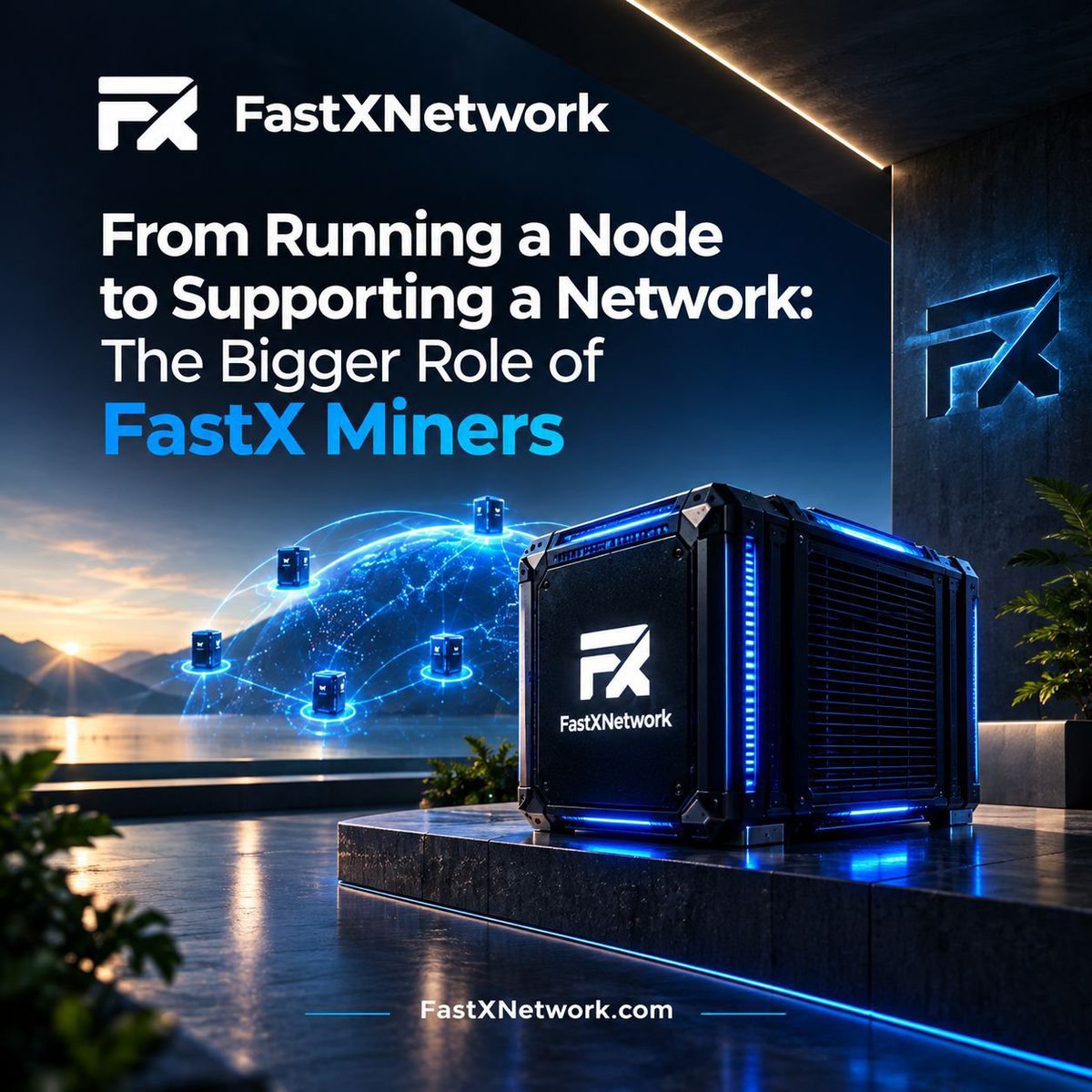 Cryptowissdefi's tweet photo. From running a node to supporting an entire network, FastX miners play a bigger role than just providing compute.

With @FastXNetwork at the center, miners contribute GPU power that helps strengthen distributed AI infrastructure and support the growing demands of Web3. https://t.co/fB8AfEULWU