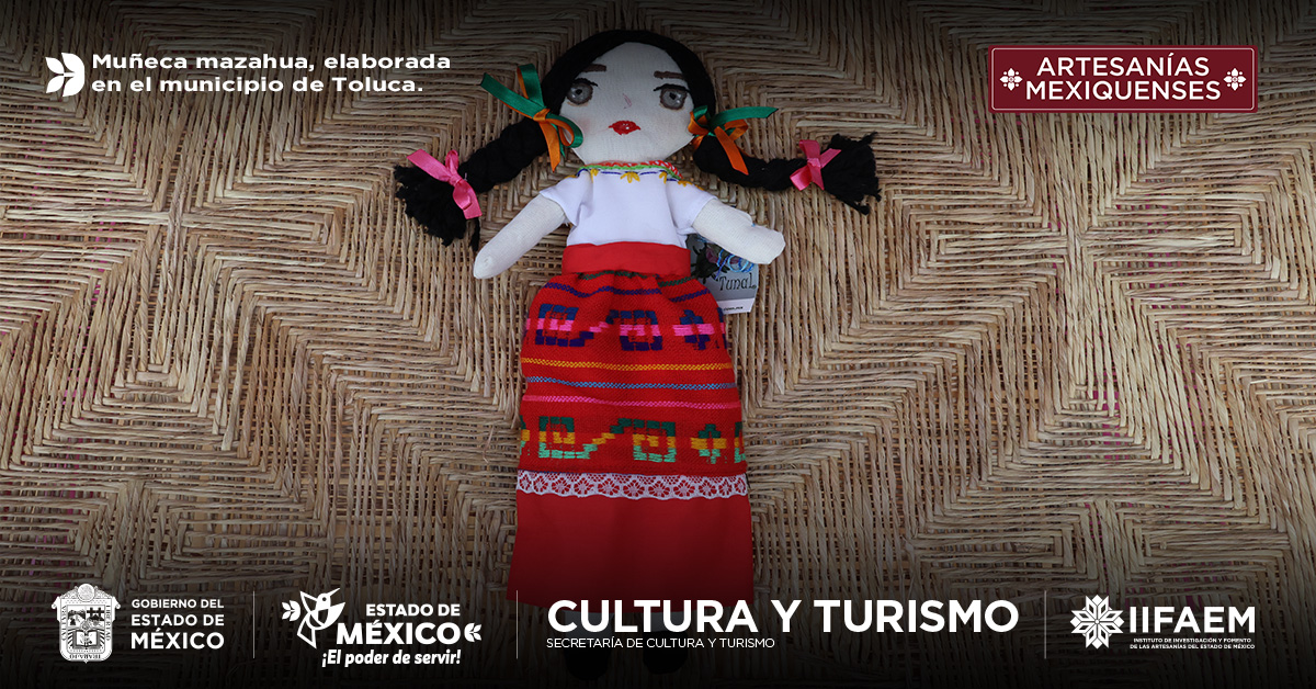 iifaem's tweet photo. Símbolo de identidad y orgullo cultural, esta muñeca mazahua elaborada en Toluca te espera en Tienda CASART.
#ElPoderdeServir #TiendaCASART #CompraLocal #Noalregateo https://t.co/e6GTZLIqKP