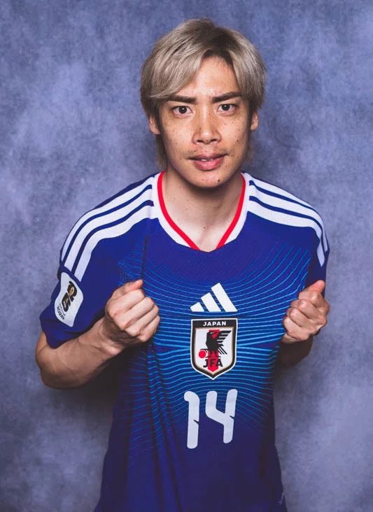 Fooootest's tweet photo. 日本代表の歴代アシスト数🇯🇵🔥🔥

🥇伊東純也｜29アシスト（75試合）←🆕
🥈長友佑都｜28アシスト（148試合）
🥈遠藤保仁｜28アシスト（152試合）

伊東純也が驚異的なペースで積み上げ、日本歴代トップに君臨👑⚡️ https://t.co/Zx9UxUrplp