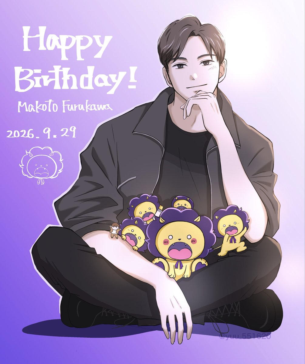 yuu_551620's tweet photo. 古川慎さん
お誕生日おめでとうございます🎉🎉🎉
色んな作品で、古川さんの声やお芝居、歌声を聴くことができてとっても幸せです✨
37thの古川さんにも、たくさんの幸せが訪れます様に！✨
#古川慎誕生祭2026
#古川慎 さん https://t.co/SWdop6QlgM