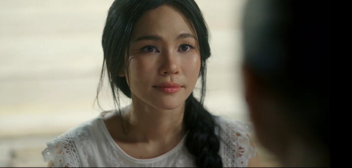 itsPaulineSy's tweet photo. Please give 'Khom Klang' the series a chance! I honestly didn’t have any idea about ancient Thai beliefs, and I’m so glad I was introduced to this series because the story is so deep and unlike the typical cliché stories.

Mae Kru Bulan had been waiting for her karmic soulmate (Pheem) for her entire life 🥺🤏

These Thai poetic lines are making me feel things. I really hope you guys can give this one a try. So far, after 4 episodes, it hasn’t disappointed me at all. I’m really looking forward to seeing how the story unfolds! 🥹💗

KHOM KHLANG EP4
#ข่มขลังตอนที่4 #KhomKlangSeries 
#bintsireethorn #puinoonwrsr #puinoonbint