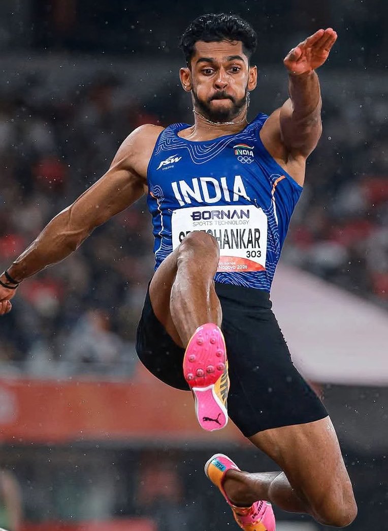 achyuta_samanta's tweet photo. 5 more medals for India from our KIITians at the Asian Games in Japan today. I am so happy for them.

Vithya Ramraj won Bronze in the women’s 400m hurdles in 54.75 seconds. She had once equalled P. T. Usha’s national record; today, she broke it. What a moment for Vithya and for Indian athletics.

In the men’s javelin, Yashvir Singh won Silver with a personal best, and Rohit Yadav took Bronze. Murali Sreeshankar added a Silver in the men’s long jump. My congratulations to each of them.

With today’s two Silver and three Bronze medals, our KIITians have now won 16 medals for India at these Games. My best wishes to all our children still competing.