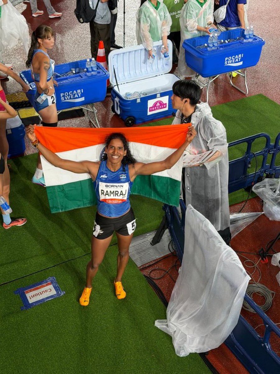 achyuta_samanta's tweet photo. 5 more medals for India from our KIITians at the Asian Games in Japan today. I am so happy for them.

Vithya Ramraj won Bronze in the women’s 400m hurdles in 54.75 seconds. She had once equalled P. T. Usha’s national record; today, she broke it. What a moment for Vithya and for Indian athletics.

In the men’s javelin, Yashvir Singh won Silver with a personal best, and Rohit Yadav took Bronze. Murali Sreeshankar added a Silver in the men’s long jump. My congratulations to each of them.

With today’s two Silver and three Bronze medals, our KIITians have now won 16 medals for India at these Games. My best wishes to all our children still competing.