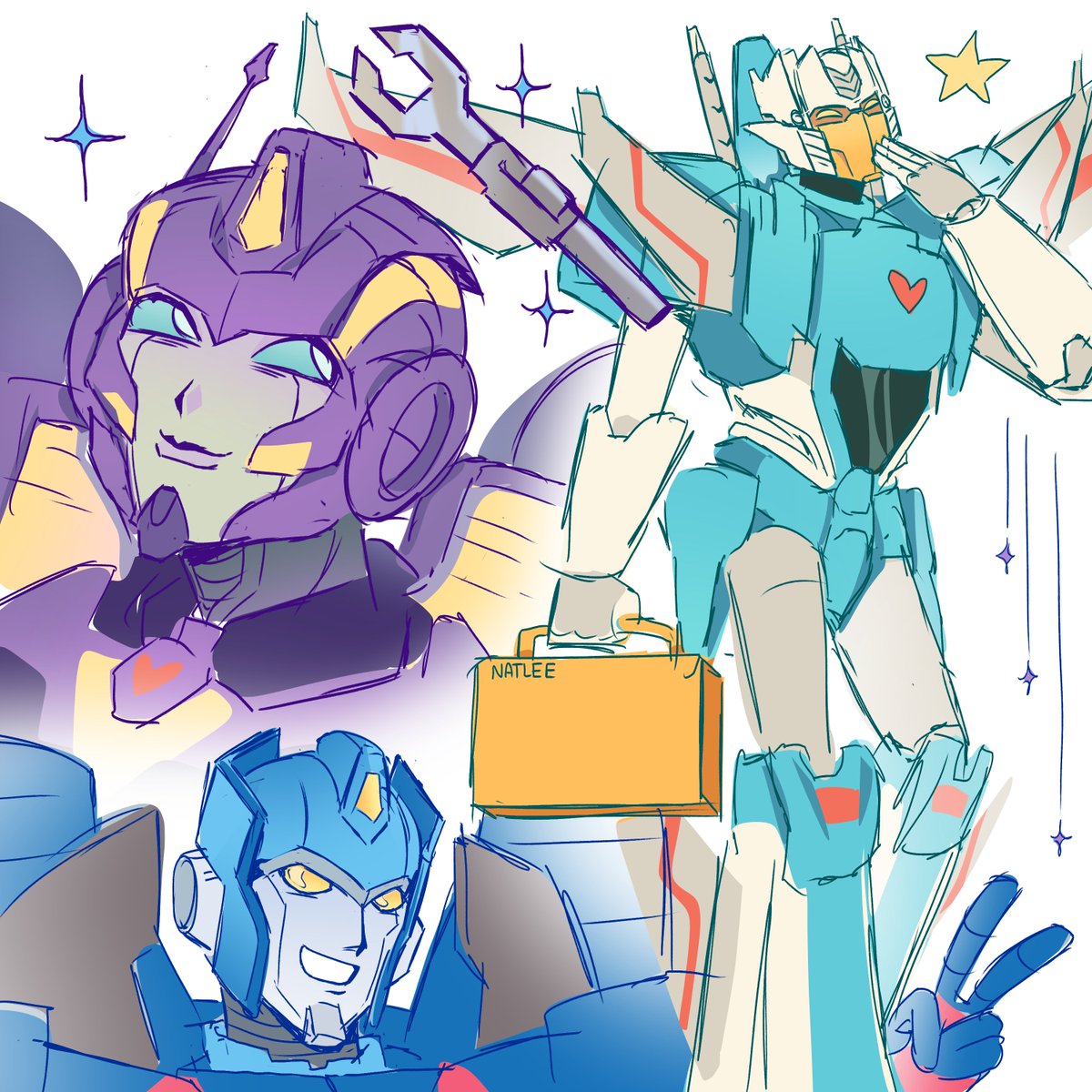 natlee36's tweet photo. Nautica, Brainstorm and Skids art because I think they're cool
#transformers #mtmte https://t.co/Lexz9Wal0h