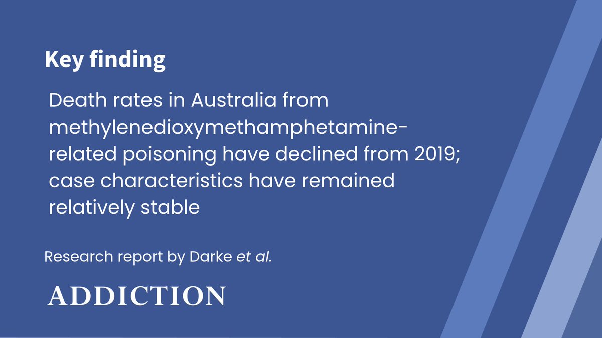 AddictionJrnl's tweet photo. Methylenedioxymethamphetamine (MDMA)-related fatal poisoning in Australia, 2016 to 2025: Trends, characteristics and toxicology https://t.co/02HOHpfvkv https://t.co/96giHFfmNA