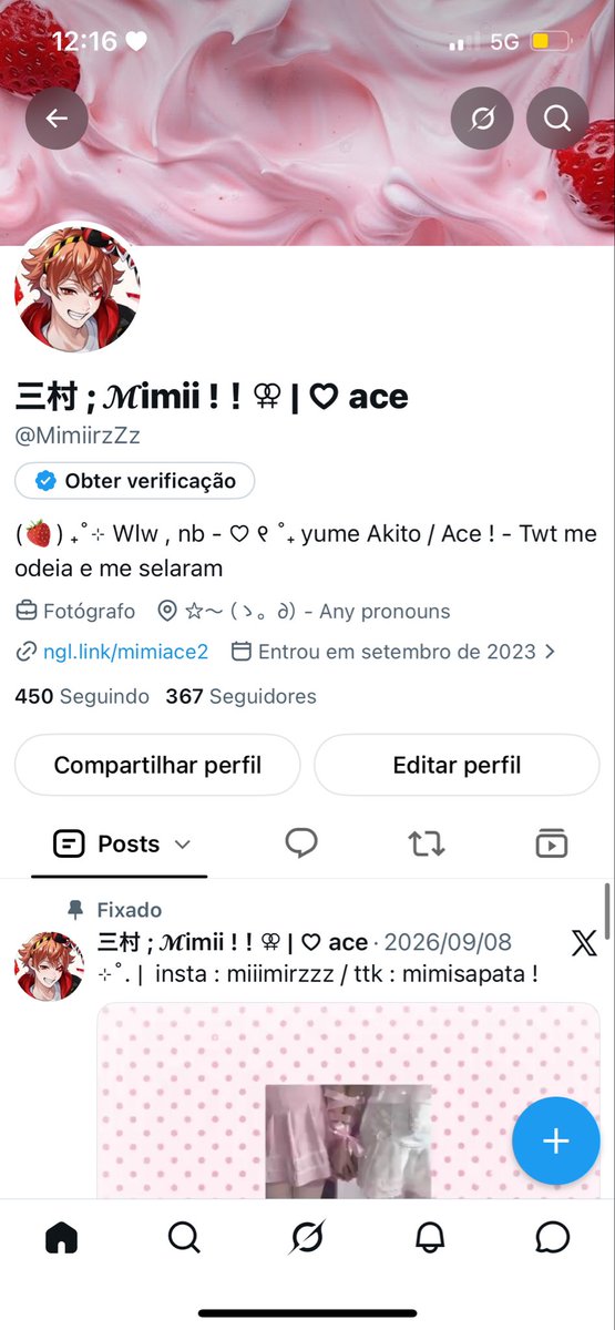 MimiirzZz's tweet photo. perfil / tela de bloqueio / última música produzida / pinterest https://t.co/jvS6GHqisY
