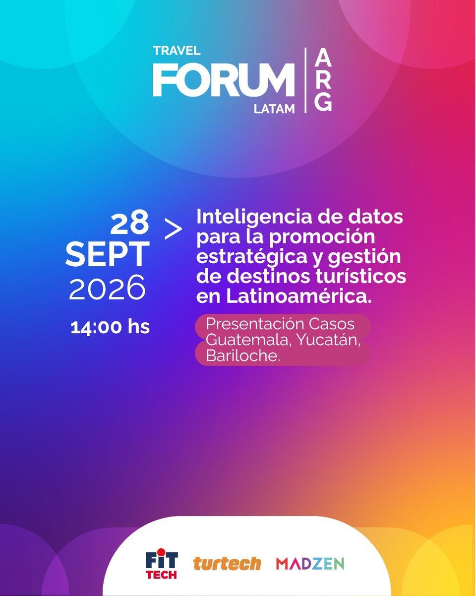 DarioFlota's tweet photo. Un gusto participar en el Travel Forum LATAM en la @FITAmericalatina.

Compartimos la experiencia de Yucatán sobre inteligencia turística y uso de datos para la toma de decisiones, siguiendo la visión del gobernador @HuachoDiazMena. 🤝

#RenacimientoMaya https://t.co/27ni7mkpOY