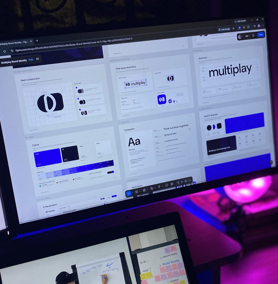 RogerUiUx's tweet photo. When people and AI agents work on the same doc, "who did this?" can't be a guess.

Been designing a brand where the answer is a shape. People are circles. Agents are rounded squares. The mark is both, side by side, never merged.

Full concept on Behance soon https://t.co/9dQ4QGrodE