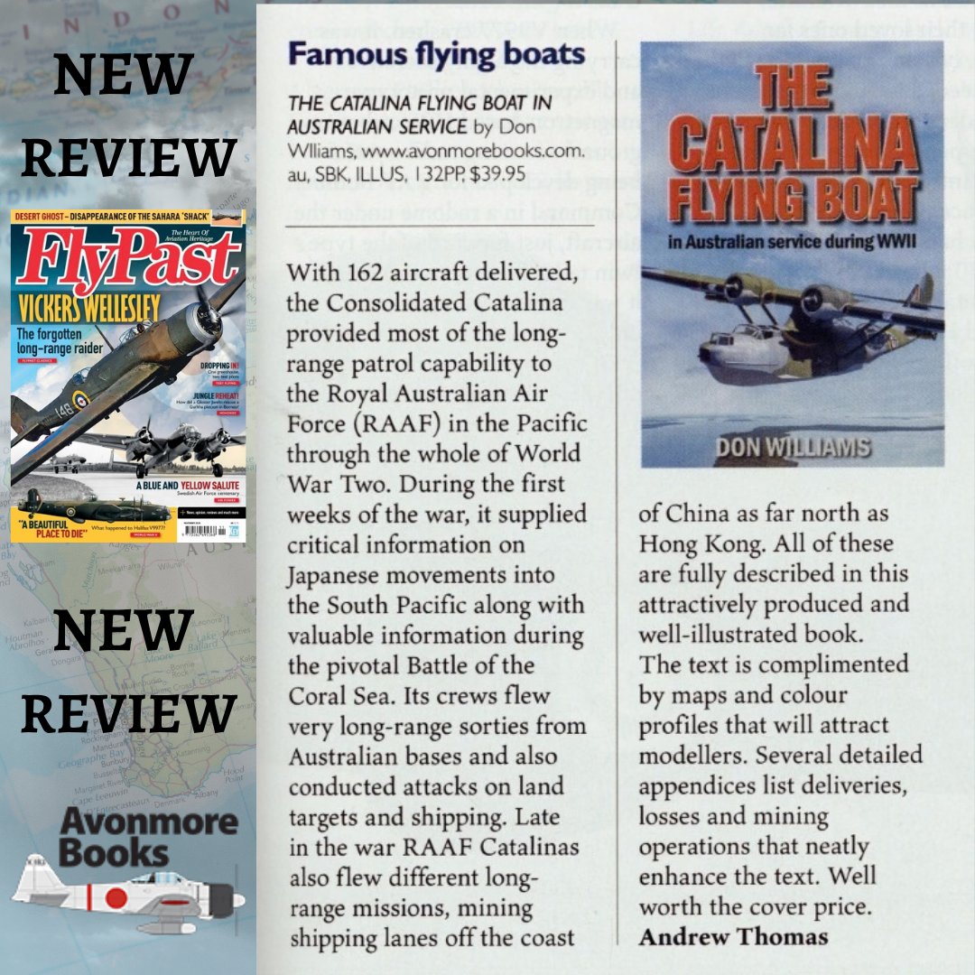 Script_Military's tweet photo. New review!
The Catalina Flying Boat in Australian Service During WWII from Avonmore Books in FlyPast Magazine

https://t.co/dcvSvE3aA1 https://t.co/yZXJoTeJhL