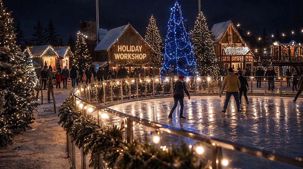 winterworldrva's tweet photo. 52 days until we freeze the field. ❄️ Swipe through to see how CarMax Park transforms into WinterWorld presented by SERVPRO:

12,500 sq. ft. Ice Pond
6-Lane Ice Slide
65 ft. Ferris Wheel
90 ft. Light Tunnel
Santa’s Workshop &amp; Mrs. Claus Storytime

https://t.co/lBsrf5Y9g2 https://t.co/I6ixLyltHR