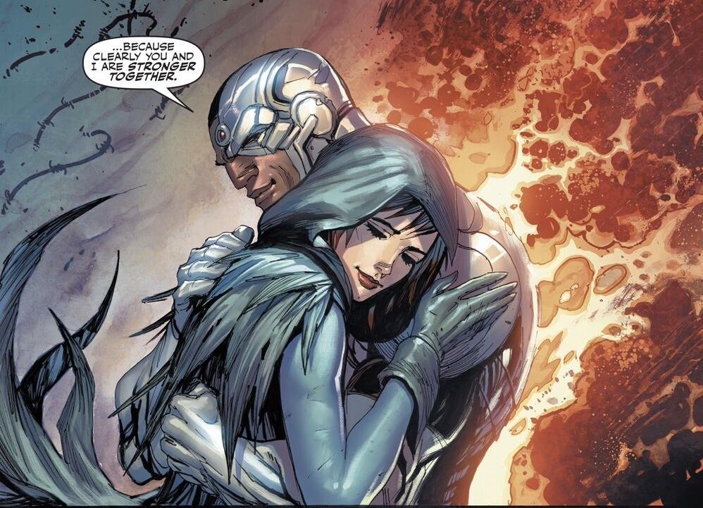 SteeledTitan's tweet photo. Cy wrapped his arms around her hugging her tightly."Because clearly you and I Rav stronger together. "He says said smiling.
@thatsozinthos https://t.co/pCYIr1sDsS