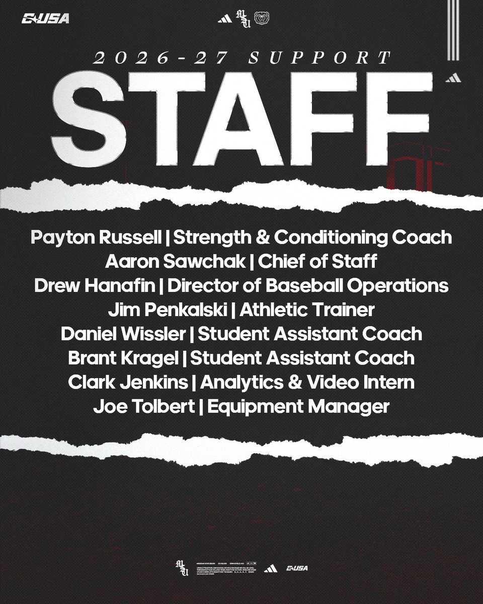 MoStateBSB's tweet photo. The Staff. 

#GoBears | #NoStateLikeMoState https://t.co/lHk4SuUBy4