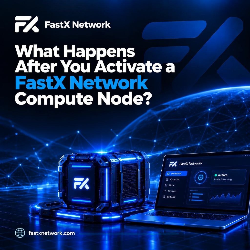 Cryptowissdefi's tweet photo. Activating a @FastXNetwork compute node is where participation gets real.

Your GPU goes from sitting idle to contributing compute capacity to a distributed network built for AI and Web3 workloads.

One node adds capacity. Thousands of nodes can create different infrastructure https://t.co/35HC0QbO3W