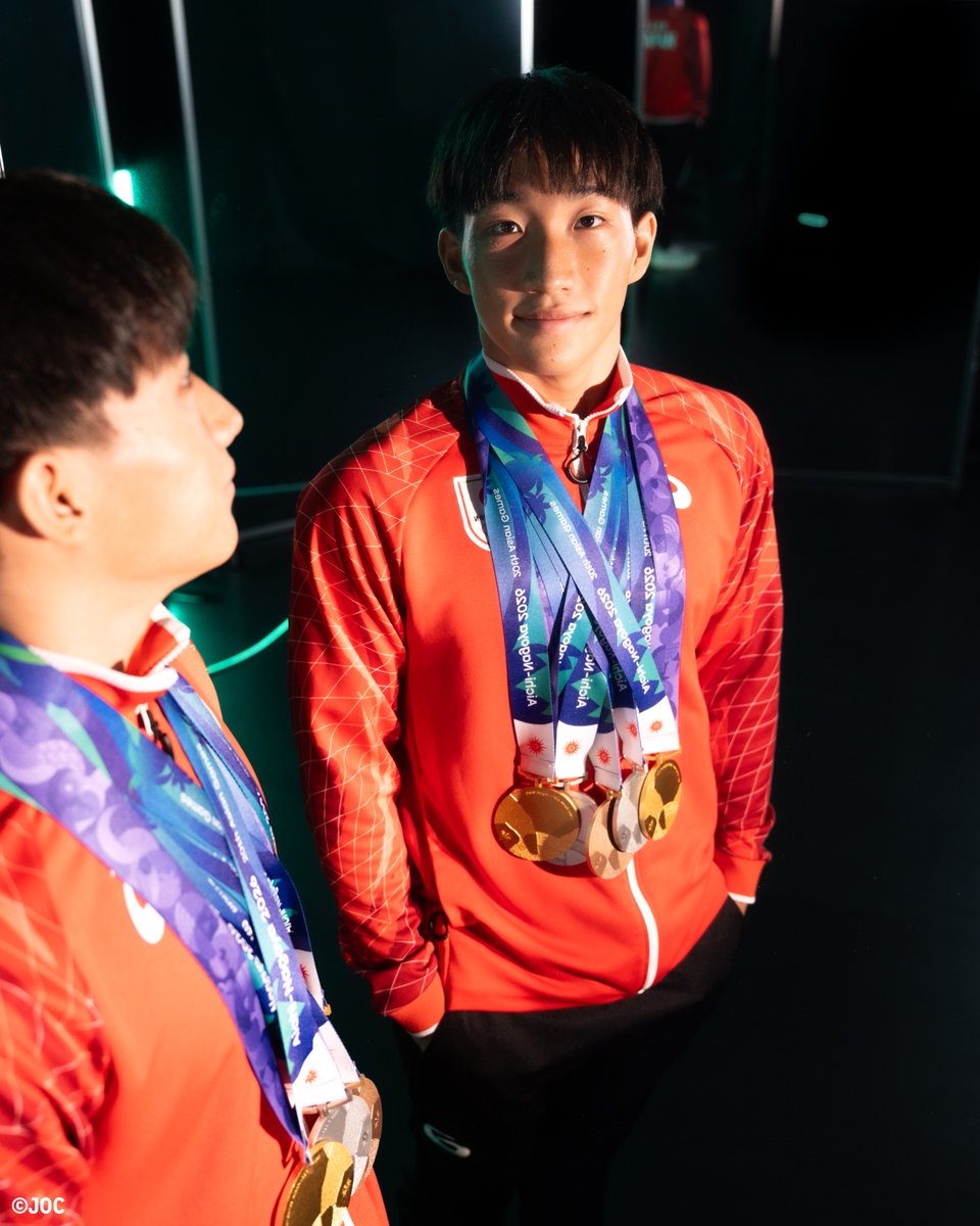 TeamJapan's tweet photo. Portrait📷

#愛知名古屋2026 🇯🇵
水泳／競泳
大橋信 選手

@JAQUA1924 
@tobiuojapan 
#TEAMJAPAN #ともに一歩踏み出す勇気を