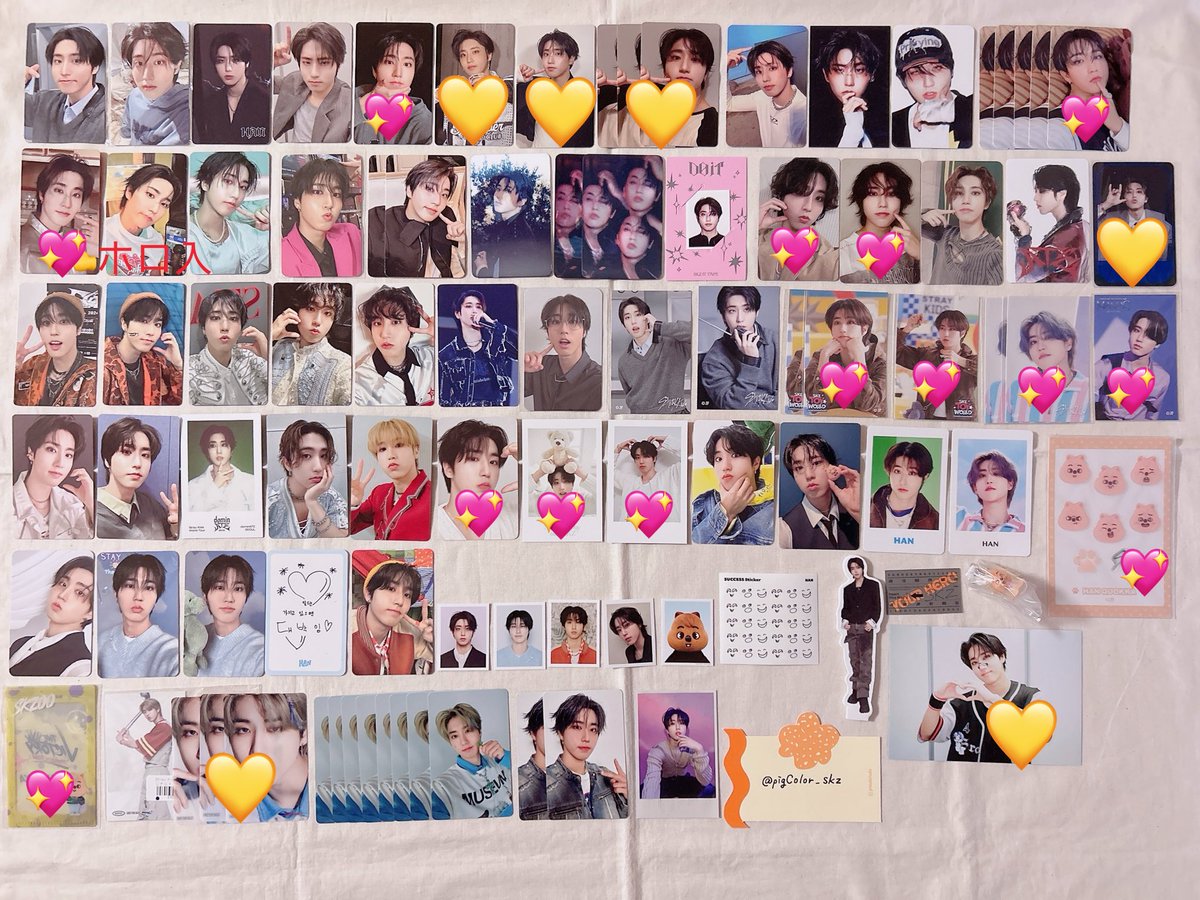 rnxom_cy3's tweet photo. @pigColor_skz ご返信ありがとうございます。
申し訳ございませんがそちらの内容では少し難しく、数を減らしても構いませんので💛も含めもう一度ご検討頂けないでしょうか？🙇🏻‍♀️在庫のご都合もあるかと思いますのでご都合悪ければ今回は白紙でも可能です。こちらからお声かけしたにも関わらず申し訳ございません。 https://t.co/ZnO7irsyQX