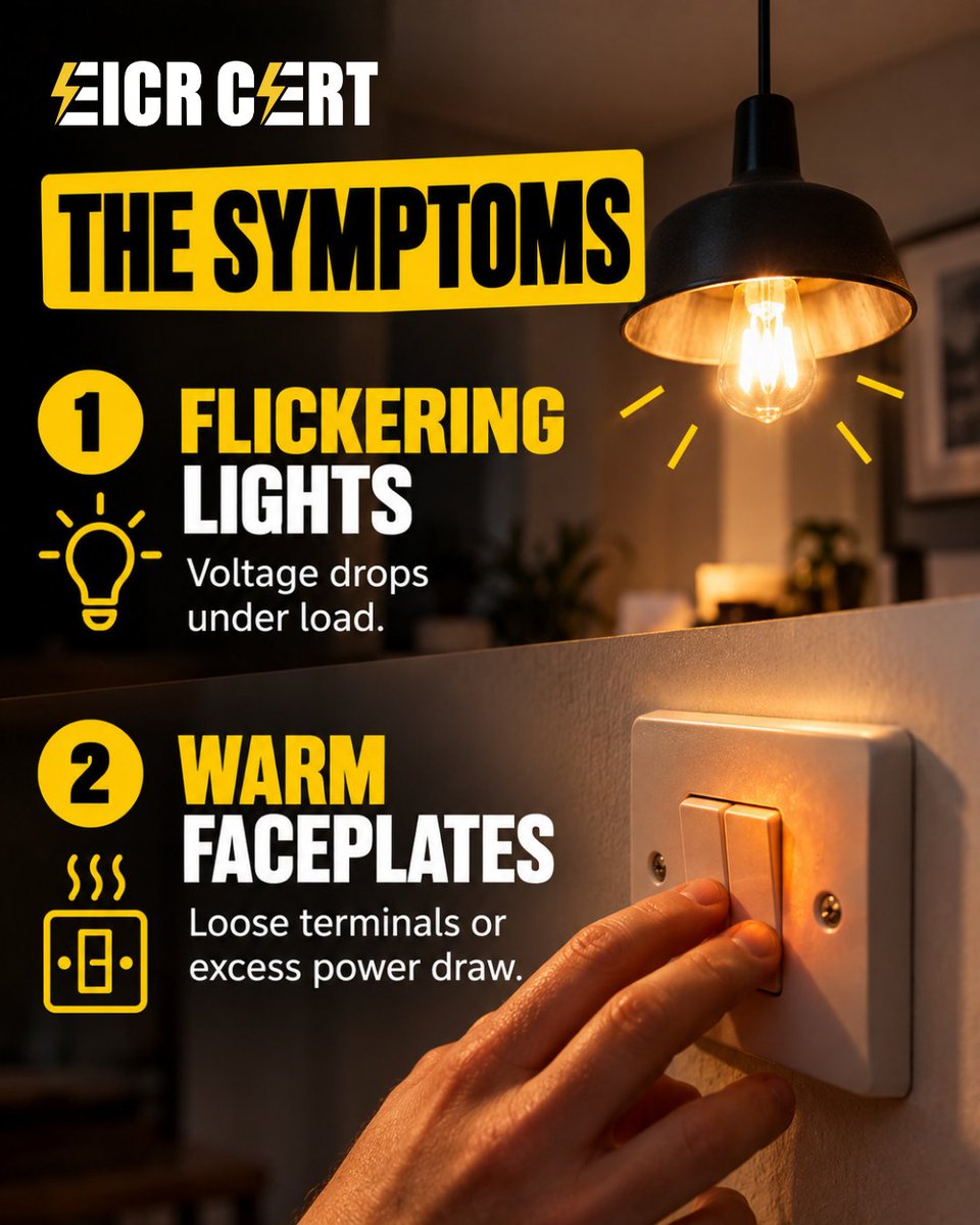 eicr_cert's tweet photo. Most electrical fires don’t start with a bang. They start quietly behind your drywall. ⚡🏠
As tenants plug in extra heaters, air conditioners, and high-draw appliances, older UK circuits quickly reach their. https://t.co/Qd8BpeGKLX