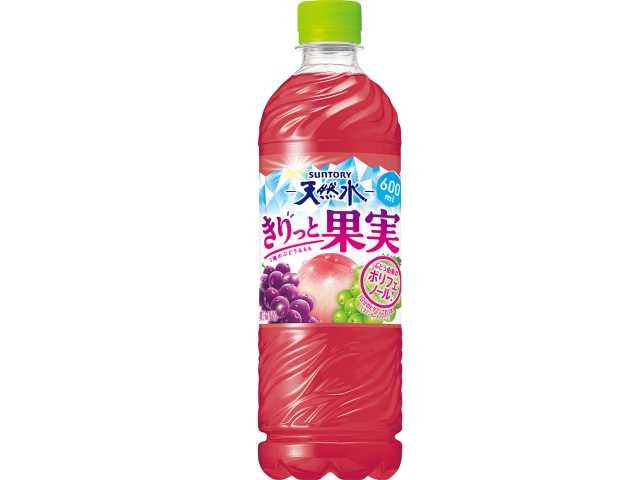 saisinnosweets's tweet photo. 10月6日よりセブンイレブンから『天然水　きりっと果実　ぶどう＆もも６００ｍｌ』が新発売されます✨

※セブンイレブン公式サイトより引用 https://t.co/Q7TiryLalJ