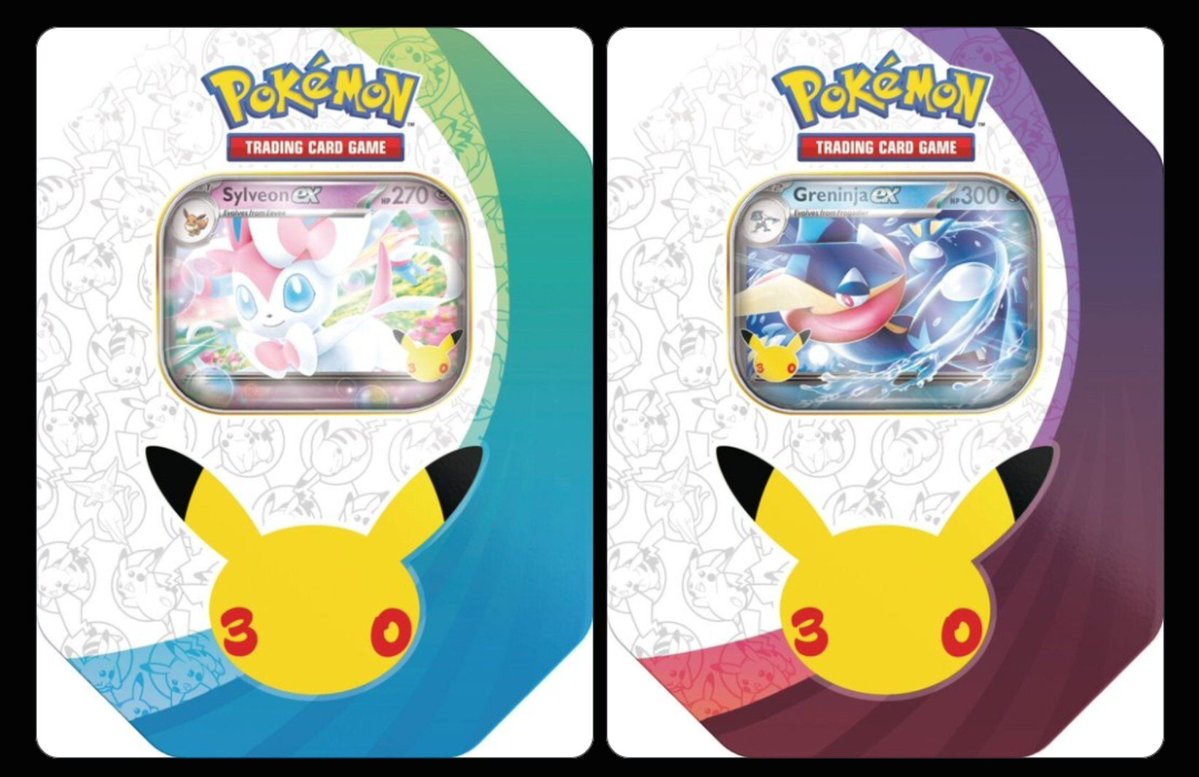 PokeTCGAlerts's tweet photo. Target Update 🎯
Target has more 30th Celebration loaded on the backend and scheduled for TONIGHT! There are 40k ETBs, 20k Poster Collections, 6k Tins, and other items loaded as well but lower stock. I'm still confused how they are handling the ETBs because there's no way they all sell out so fast. Still don't know if they're spacing them out over multiple drops. Drops usually go live around 12am PST / 3am EST, but I'll keep an eye out to post when live 🔔 

30th Celebration ETB 
(Stock: 40k+)
https://t.co/FBJyUda60Y

30th Celebration Poster Collection 
(Stock: 20k+)
https://t.co/MzOR53bhEy

30th Celebration Ex Tin
(Stock: 6k+)
https://t.co/Bo7anMmVLS

30th Celebration Tech Sticker
(Stock: Less than 1k)
https://t.co/teIfv1QsTF

Pitch Black Booster Box Display (36 packs) 
(Stock: Less than 1k)
https://t.co/5lpS4azTCn

Ascended Heroes ETB
(Stock: Less than 1k)
https://t.co/zxiijBhmWF

30th Celebration Links, NOT CONFIRMED, but sharing in case they do another surprise restock like before:

30th Celebration Sylveon Ex Box
https://t.co/zpmHliVshQ

30th Celebration Greninja Ex Box
https://t.co/lI5WPdXOhR

30th Celebration Knockout Collection 
https://t.co/RPvlk53yd0

#ad