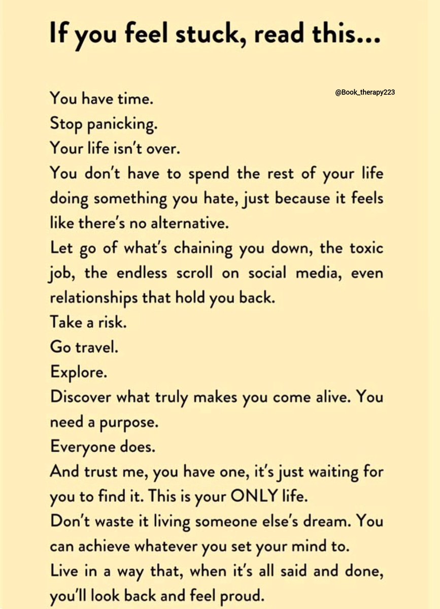 Book_therapy223's tweet photo. If you feel stuck, read this... https://t.co/gmxiNFcL2p
