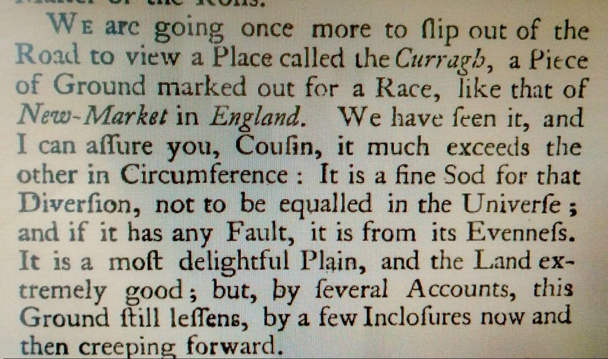 OldeEire's tweet photo. Love this description of the Curragh by Philip Luckombe in 1780. #Ireland @curraghrace https://t.co/GgwYlAICA2