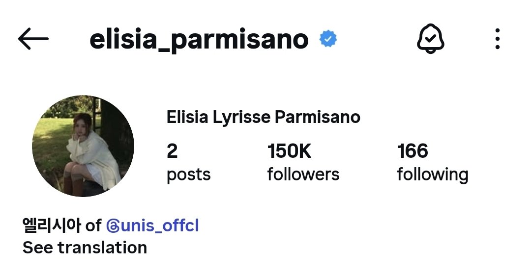 EverythingUnis_'s tweet photo. Elisia has reached 150k followers on Instagram!!! 💖

Approximately gaining 18k followers since the announcement of end of their exclusive contract as UNIS.

#ELISIA #엘리시아 #エリシア https://t.co/5bgTV8xeJO