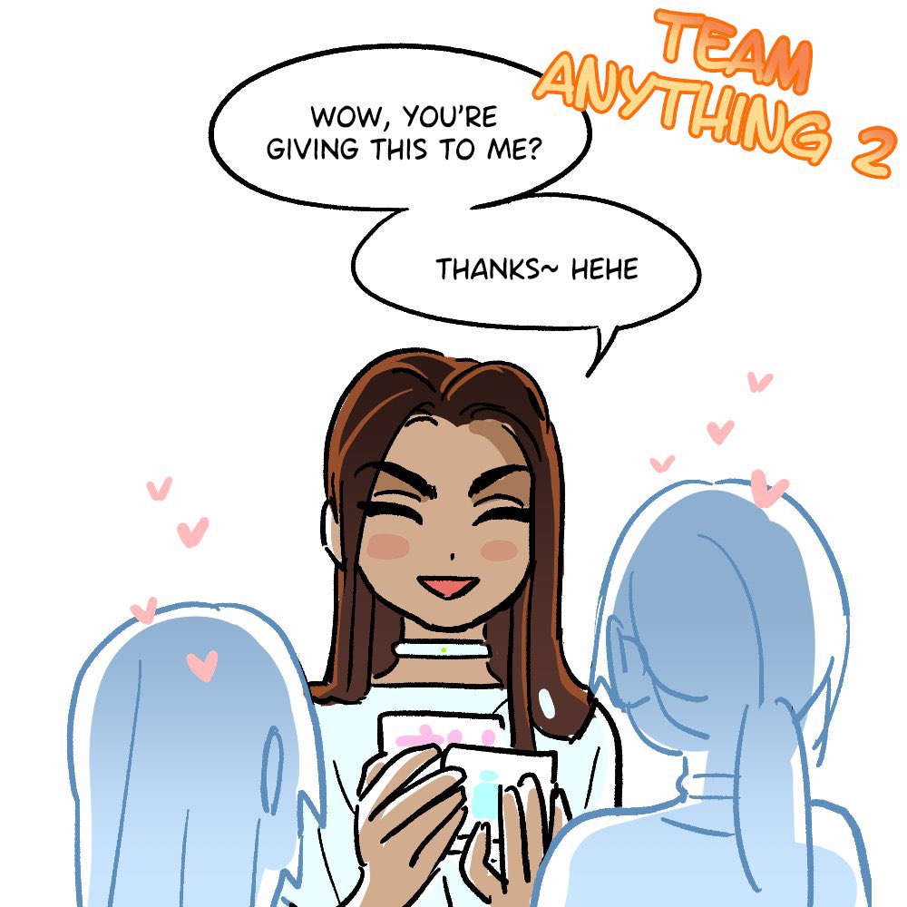 queasyphon's tweet photo. there's a whole comic where he implies dick (meat) would he his favorite food as well as the "what do the kids eat" comic where ivan and mizi BOTH have a singular preference of "sweet" and not both like till and hyuna. it's using food but the implication of both comics is clear https://t.co/3tvhrNEGIH