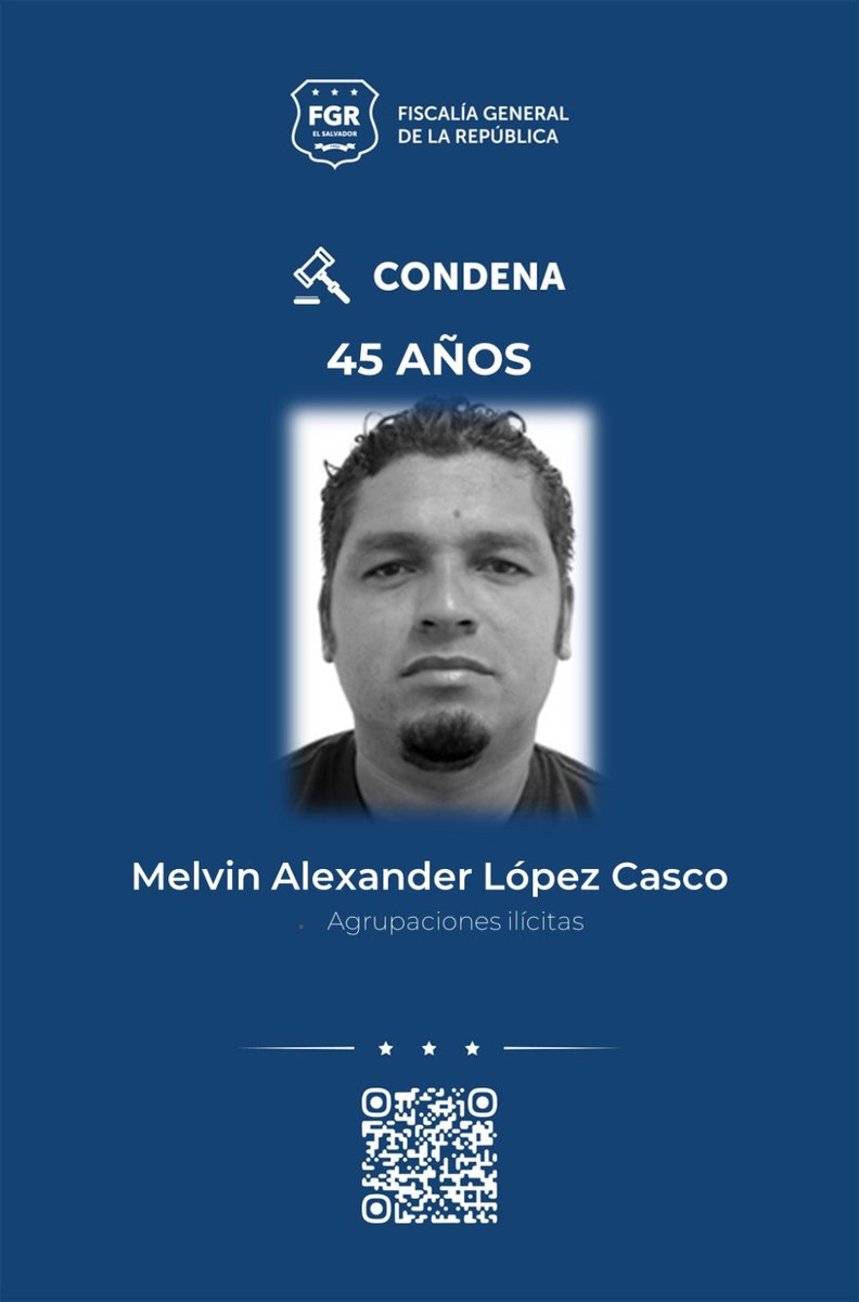 FGR_SV's tweet photo. #CombateAPandillas | Más de 30 pandilleros del Barrio 18 condenados a penas de hasta 45 años de cárcel por agrupaciones ilícitas.

La @FGR_SV demostró la pertenencia de cada uno y la función que desempeñaban dentro de la estructura para delinquir en San Bartolomé Perulapía, Cuscatlán Norte.

Todos fueron capturados bajo el Régimen de Excepción y también son procesados por otros delitos por los cuales recibirán sus respectivas penas carcelarias.

El Tribunal Tercero Contra el Crimen Organizado de San Salvador los condenó por el delito de agrupaciones ilícitas.
